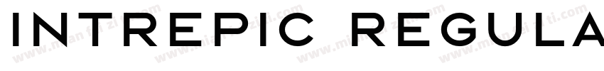 INTREPIC Regular字体转换